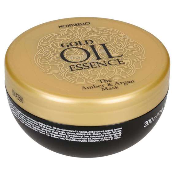 Gold Oil Essence Amber & Argan maska bursztynowo - arganowa 200 ml Montibello