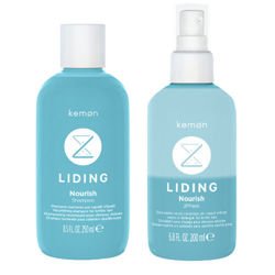 ZESTAW KEMON LIDING NOURISH: szampon + odżywczy spray dwufazowy
