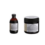 Zestaw Davines Alchemic Chocolate szampon + odżywka podkreślające kolor - włosy ciemnobrązowe i czarne