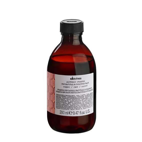Alchemic Shampoo Copper szampon podkreślający kolor - włosy miedziane 280 ml Davines