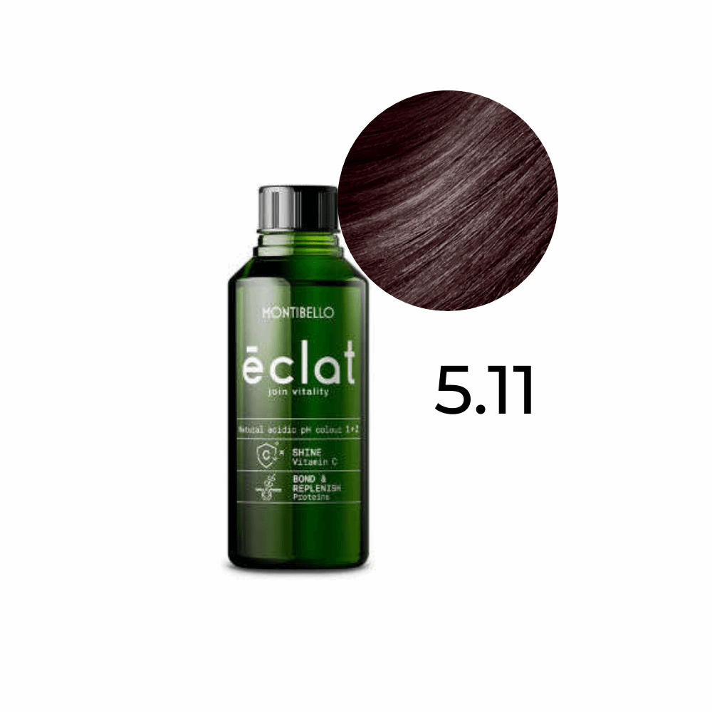 Farba Montibello Éclat 5.11 kwaśna rewitalizująca intensywny popielaty jasny brąz 60 ml