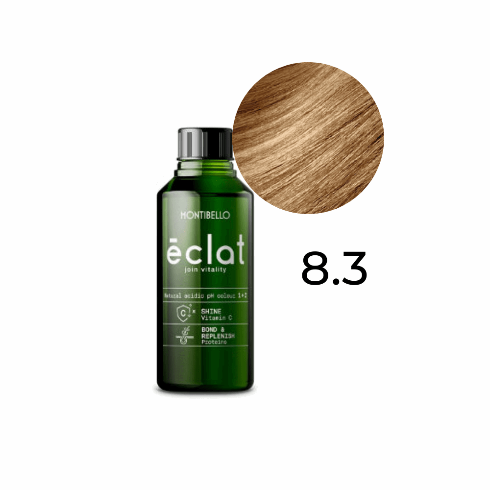 Farba Montibello Éclat 8.3 kwaśna rewitalizująca złoty jasny blond 60 ml