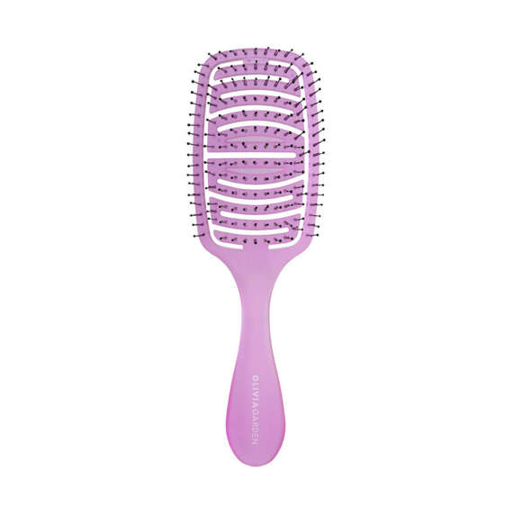 Szczotka Olivia Garden iDetangle Pride do rozczesywania wszystkich rodzajów włosów fioletowa